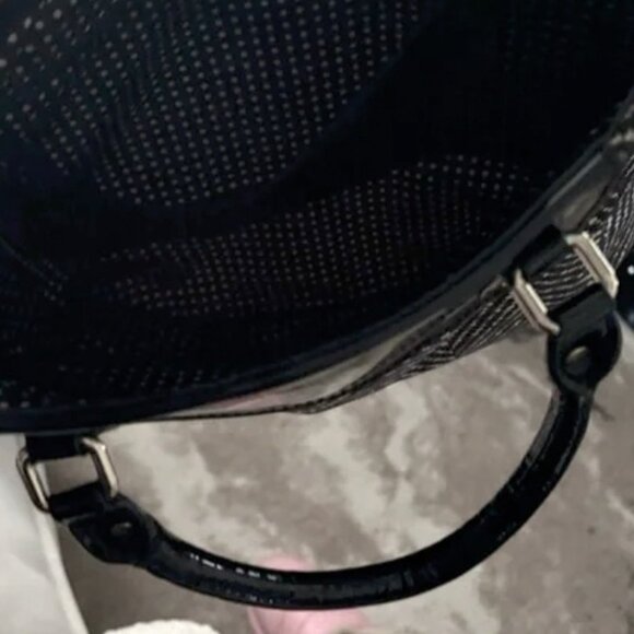 EUC Kate Spade Black and White Chevron Tote Bag - Picture 3 of 4